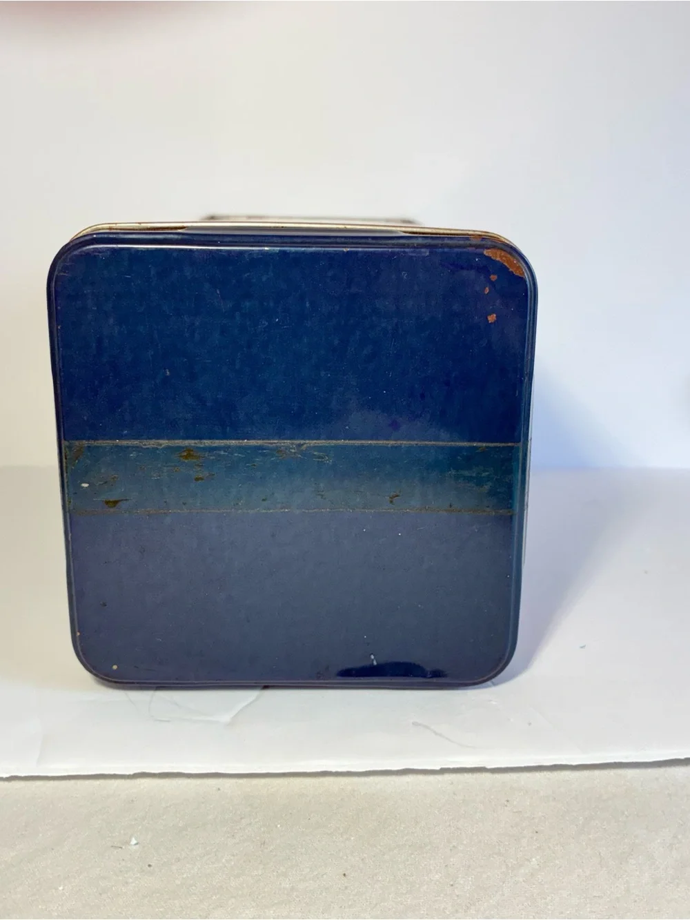 Vintage Nabisco Premium Saltine Crackers Tin Stack Pack Canister 1980s Retro Kit